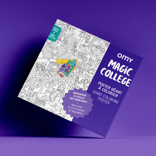 OMY Coloring Poster - Magic College