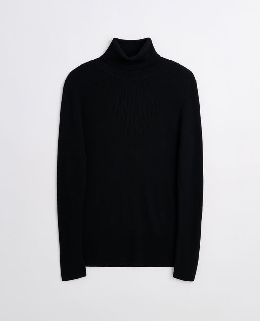 SUNFLOWER Merino Rib Turtleneck
