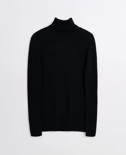 SUNFLOWER Merino Rib Turtleneck