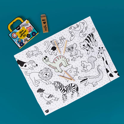 OMY Coloring Pocket - Animals