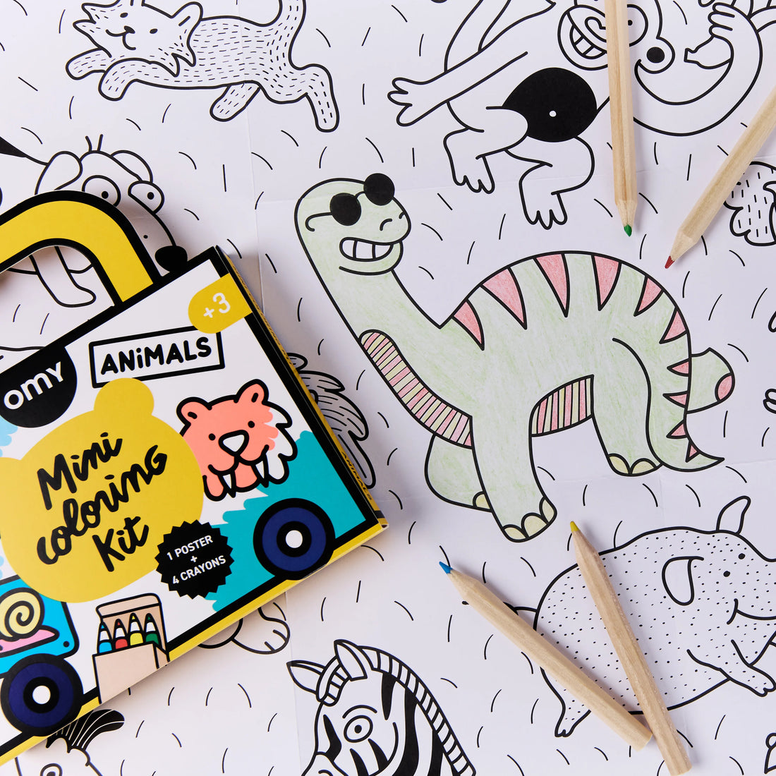 OMY Coloring Pocket - Animals
