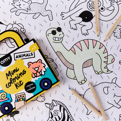 OMY Coloring Pocket - Animals