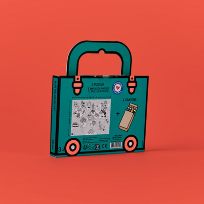 OMY Coloring Pocket - Atlas
