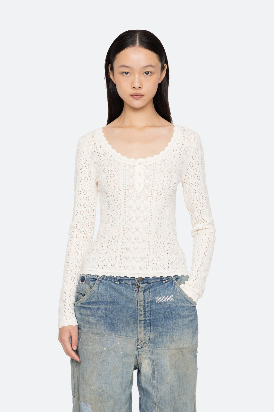 SEA NY Georgia Knit Top