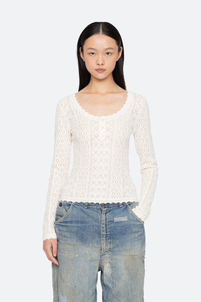 SEA NY Georgia Knit Top