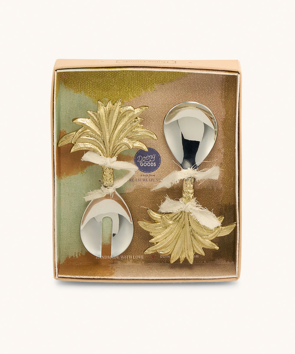Doing Goods Marlin Palm Server Set in Giftbox