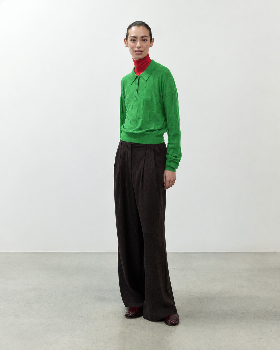 Alysi Knitted Polo Shirt