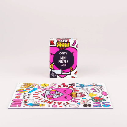OMY Mini Puzzle Amour