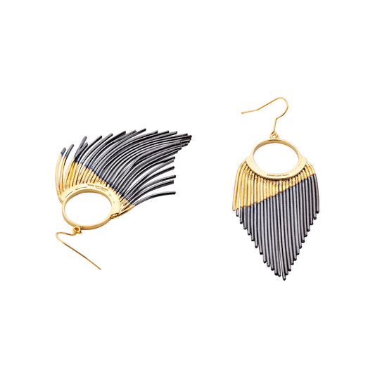 Iosselliani O840SMALL/12AW Fringe Earrings