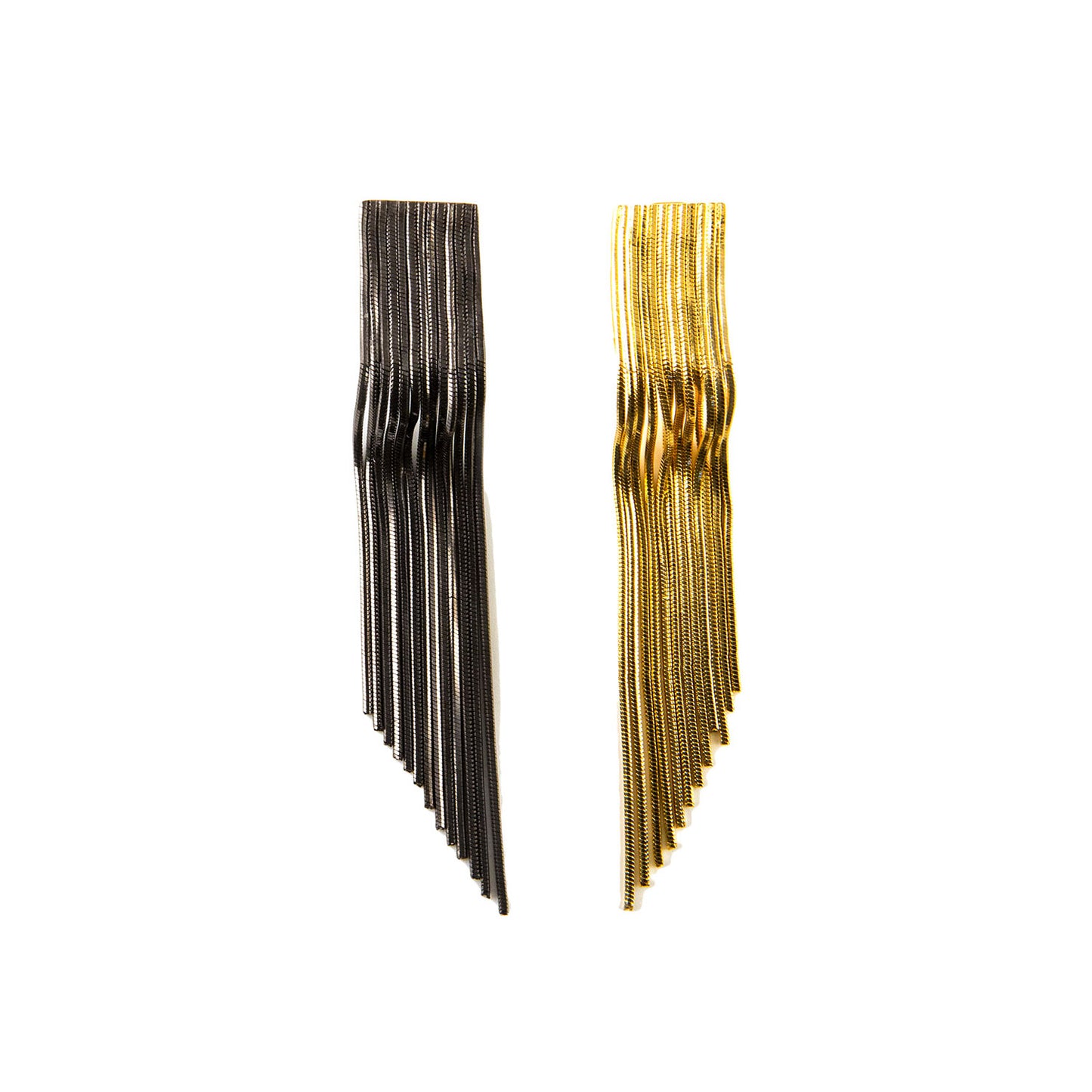 Iosselliani O 843/12AW clip brass earrings