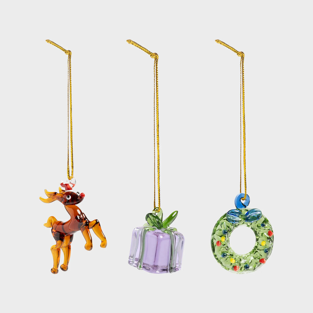&amp;Klevering Ornament merry 1 set of 3