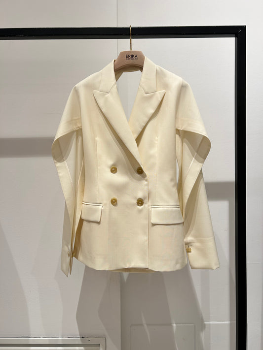 ERIKA CAVALLINI Talc Blazer