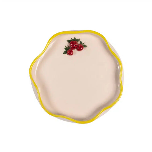Feeling Good Inside Petite Strawberry Plate