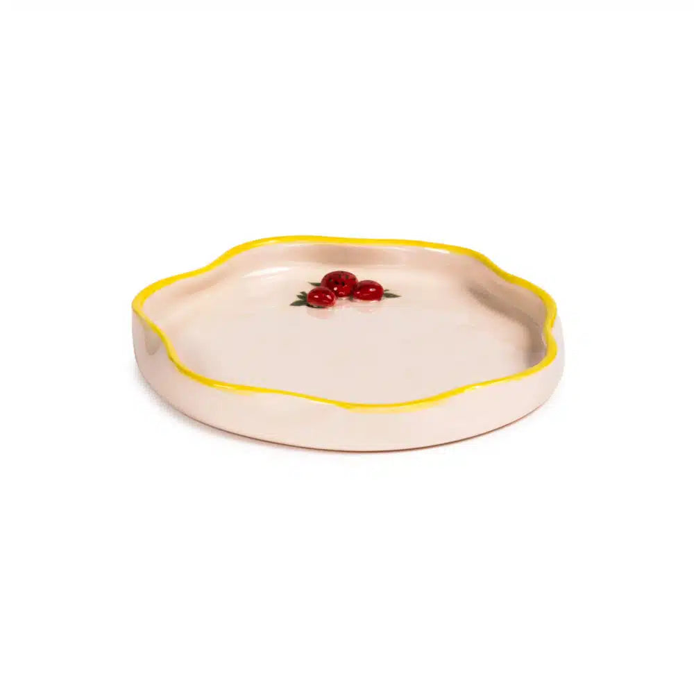 Feeling Good Inside Petite Strawberry Plate