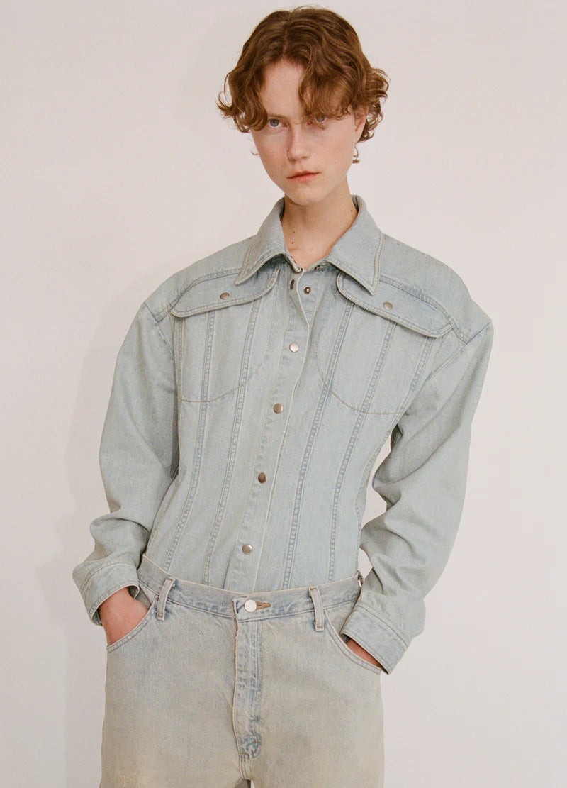 SEA NY Alba Denim Shirt