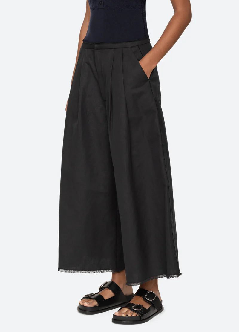 SEA NY Lara Linen Cropped Pants