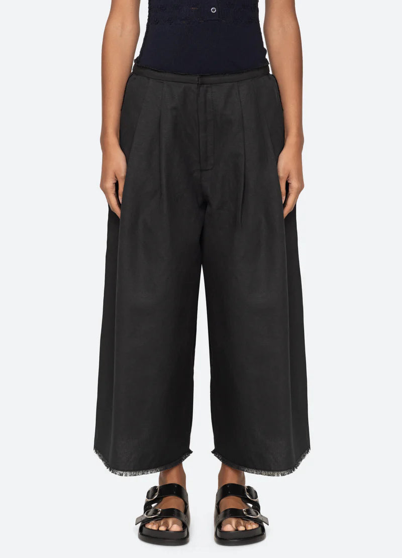 SEA NY Lara Linen Cropped Pants