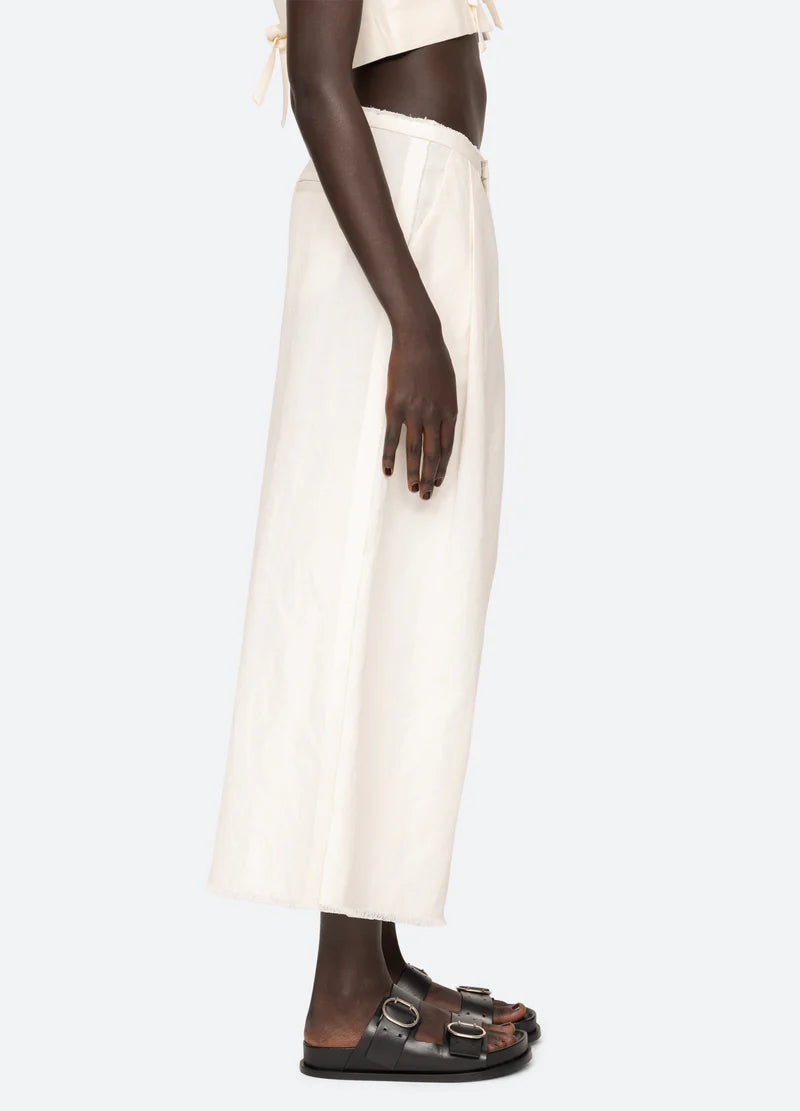 SEA NY Lara Linen Cropped Pants