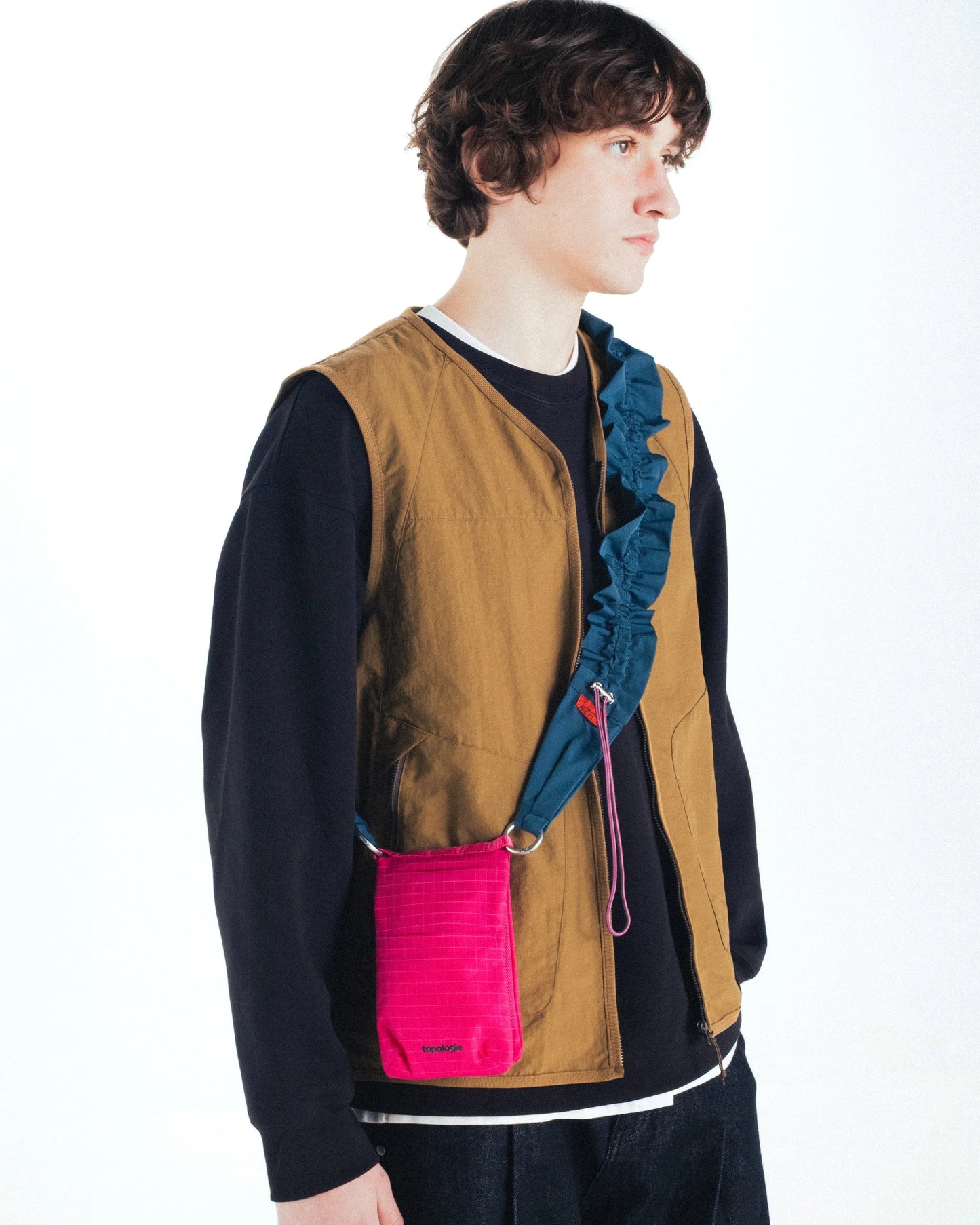 TOPOLOGIE Phone Sacoche Pink Glazed Ripstop