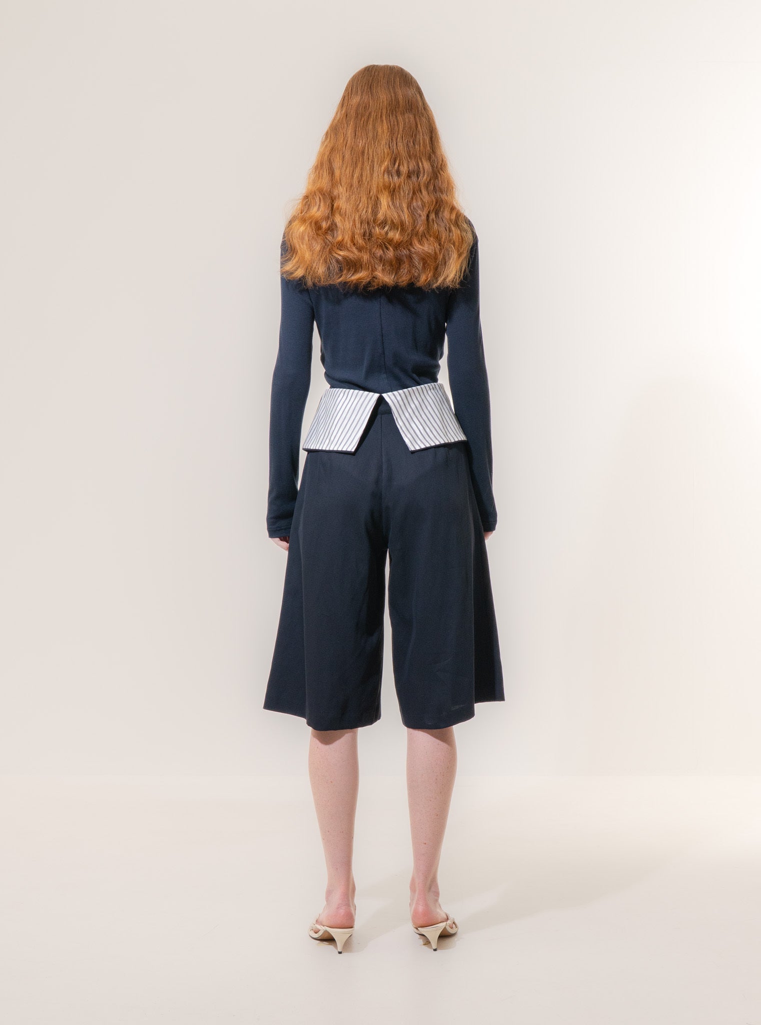 Emin + Paul Foldover Waist Trousers