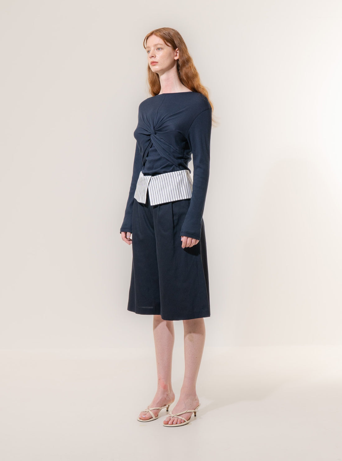 Emin + Paul Foldover Waist Trousers
