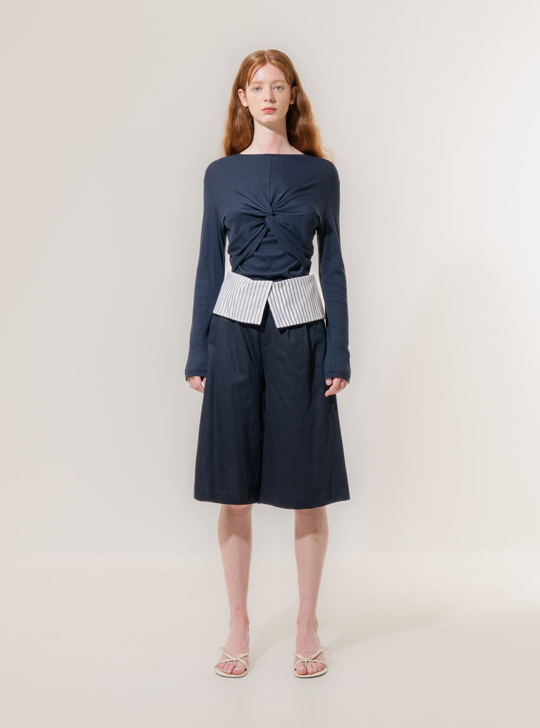 Emin + Paul Foldover Waist Trousers