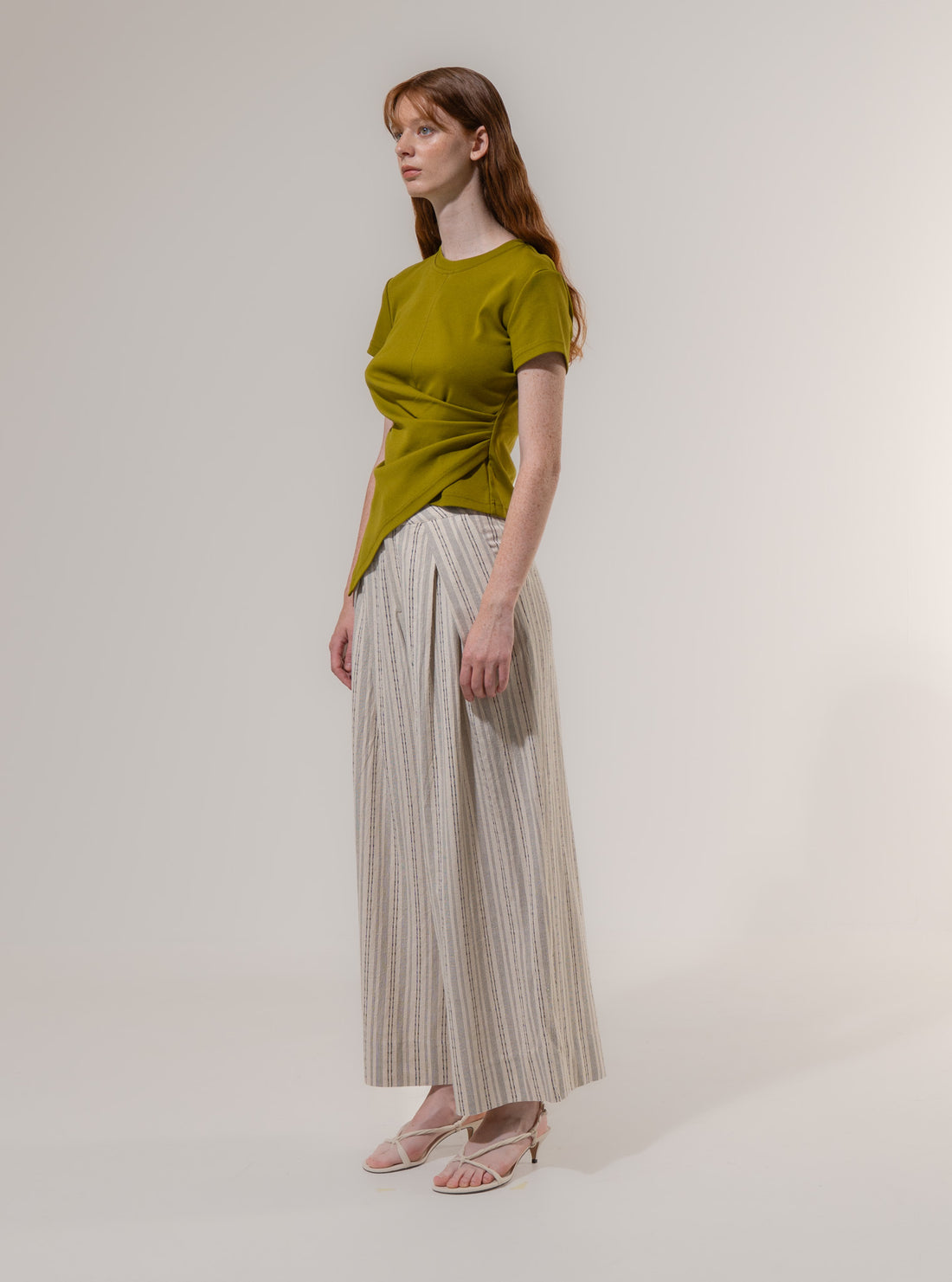 Emin + Paul Structured Pleat Trousers