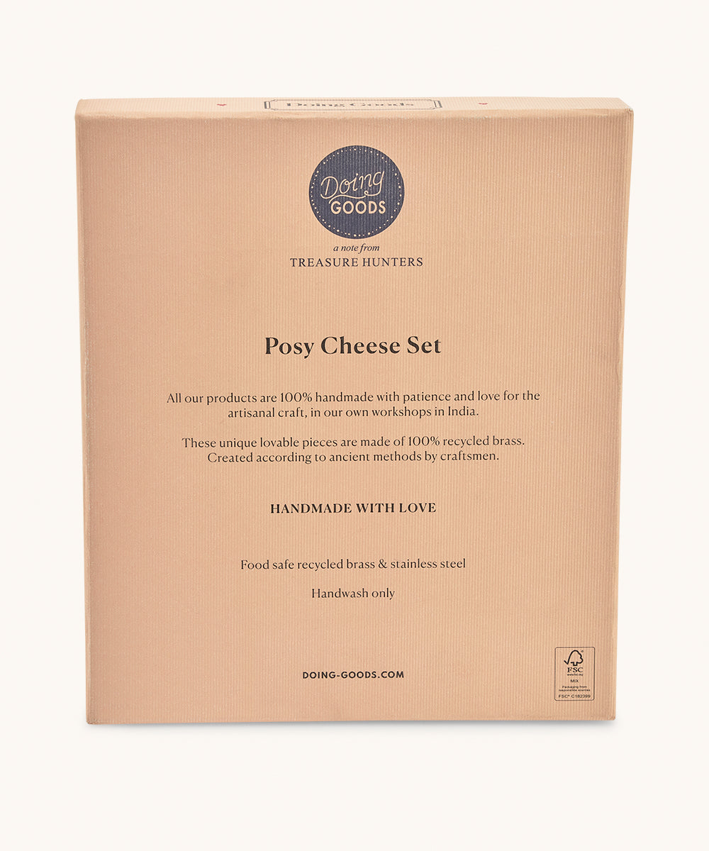 Doing Goods Posy Cheese Set in Giftbox