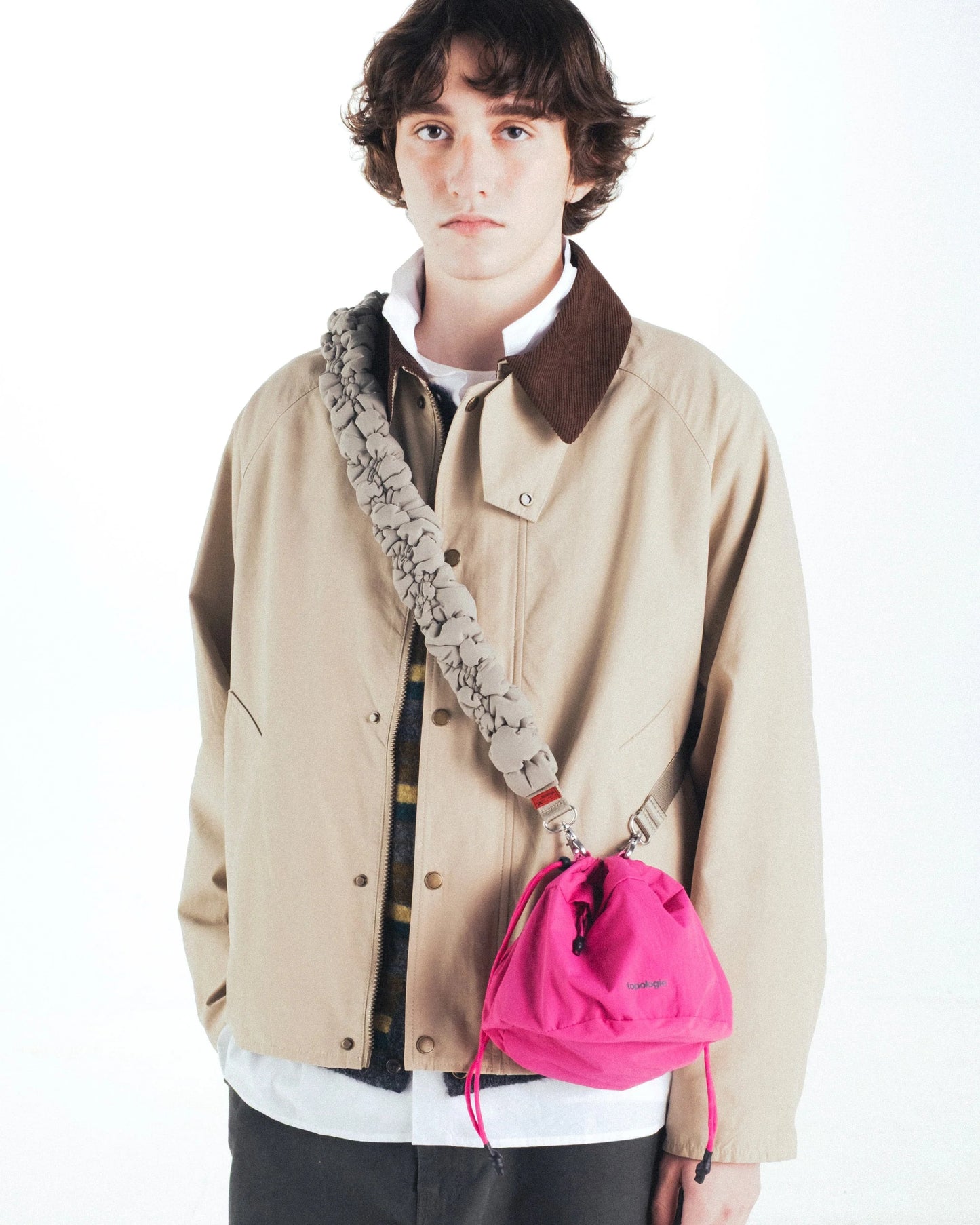 TOPOLOGIE Reversible Bucket Pink Papery