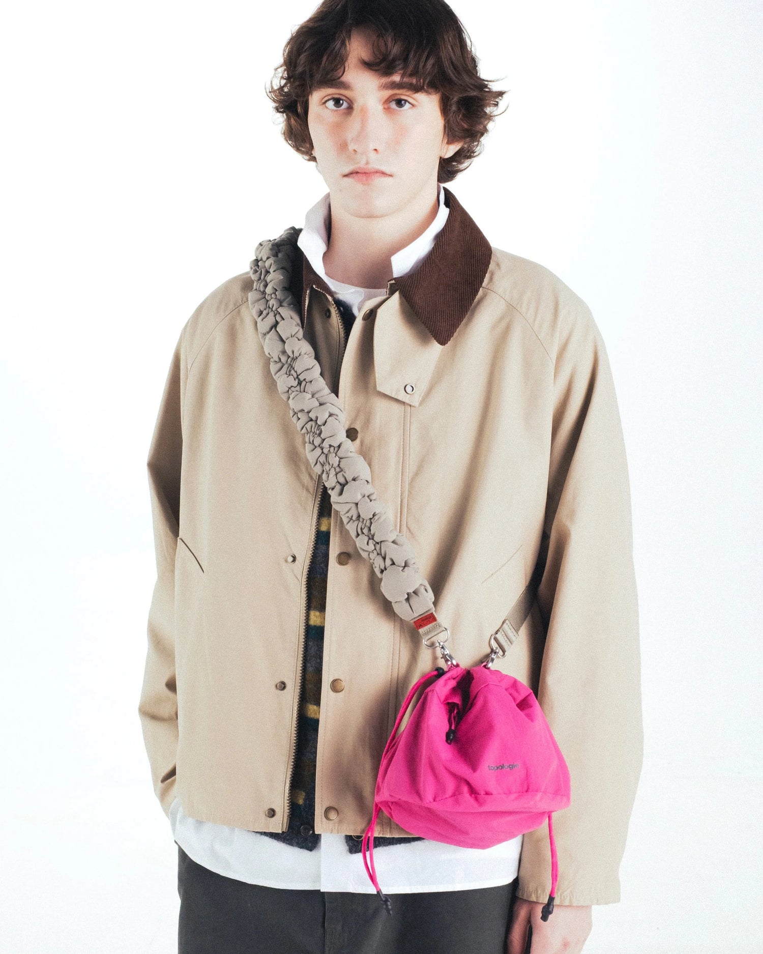 TOPOLOGIE Reversible Bucket Pink Papery