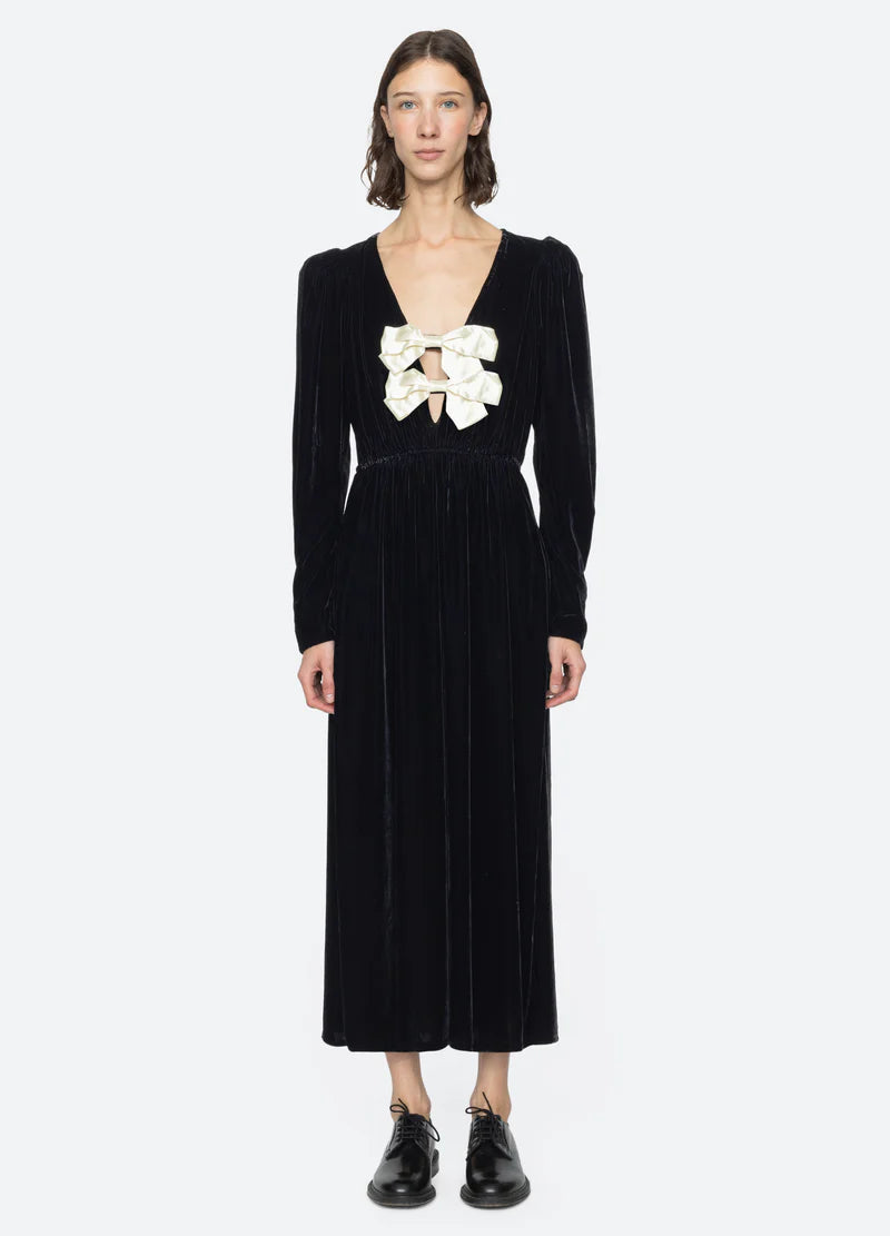 SEA NY Seraphine Velvet Dress
