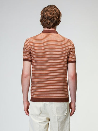 Roberto Collina Striped Polo RT04024