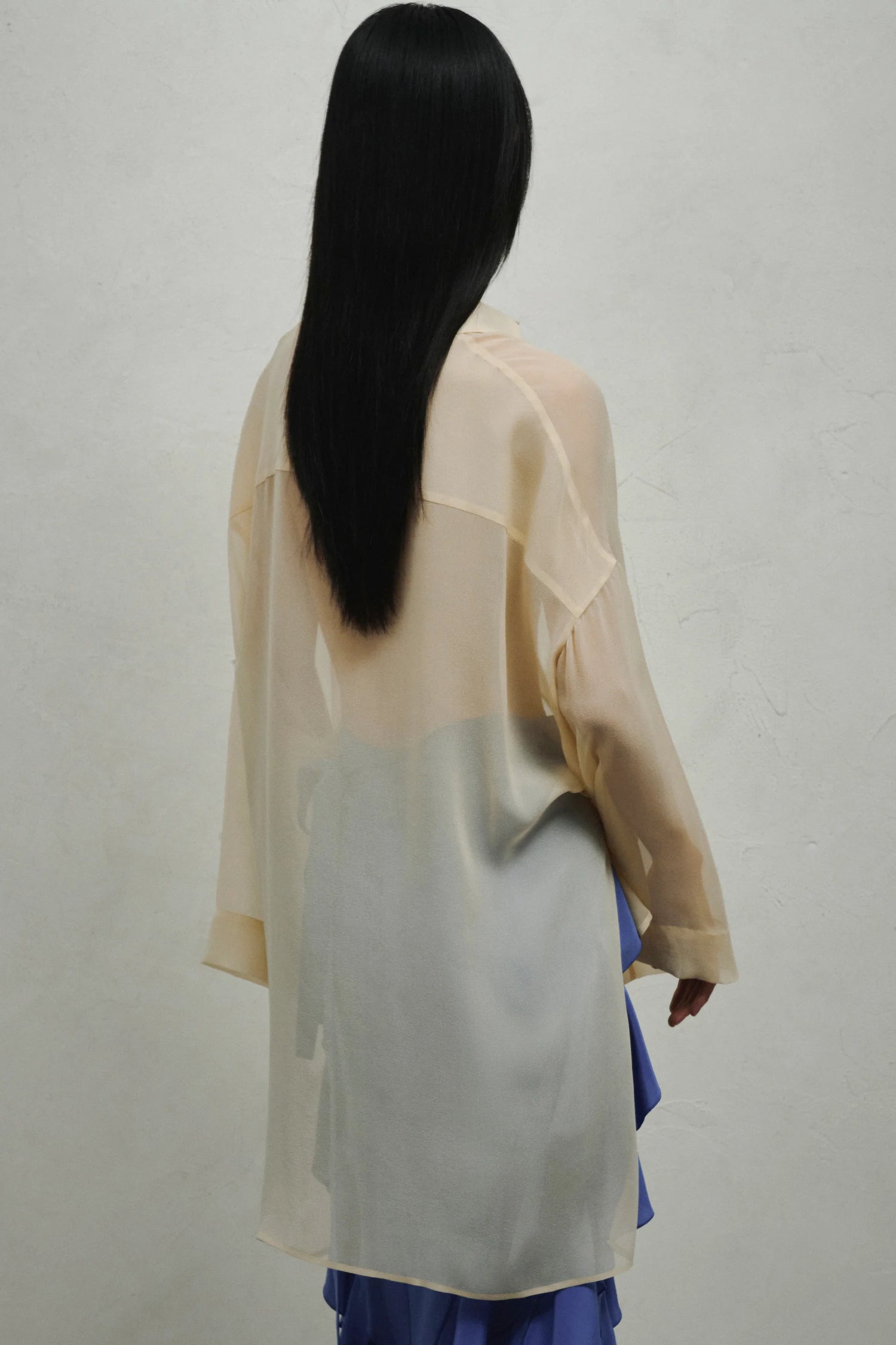 ERIKA CAVALLINI Talc Blouse