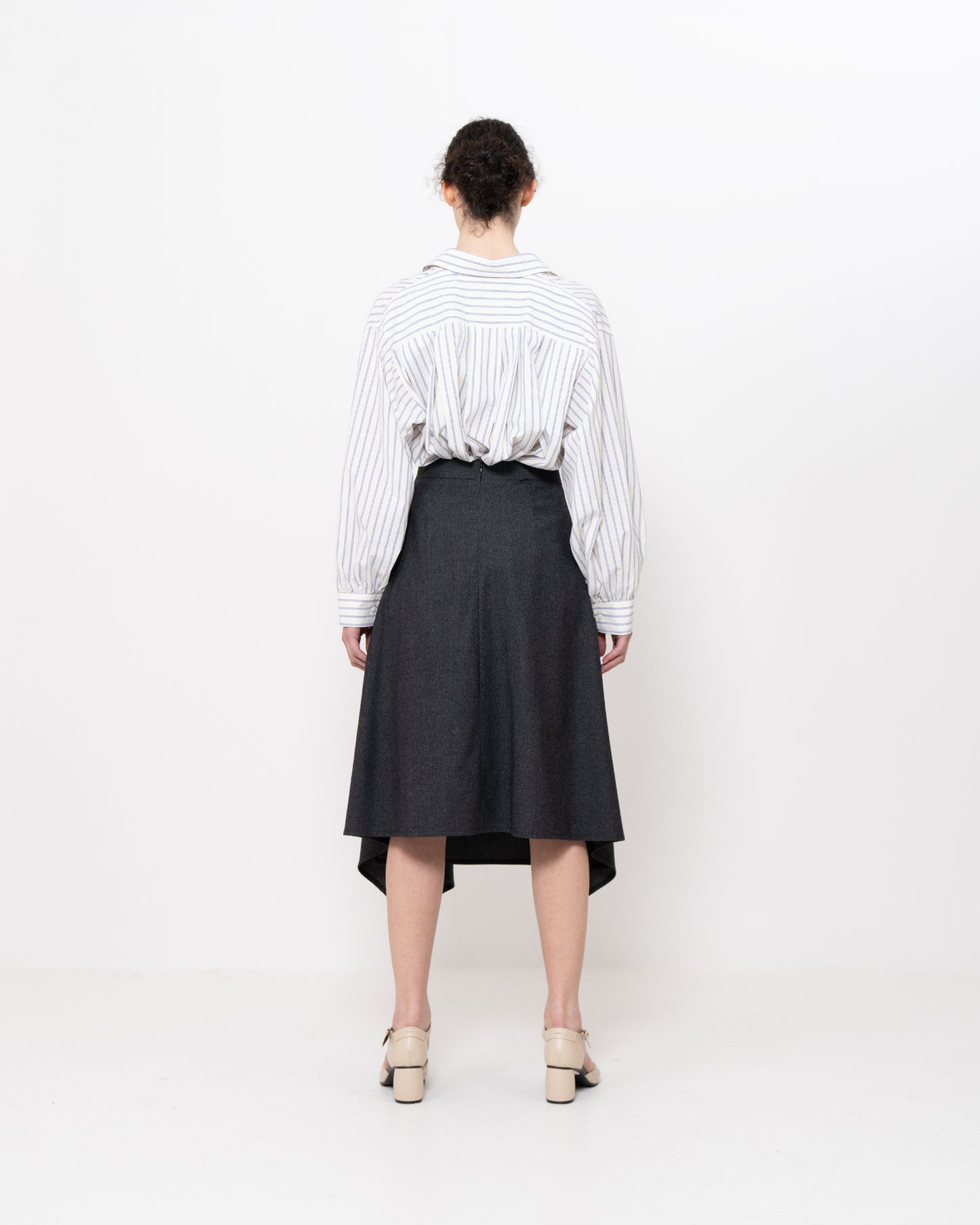 Emin + Paul Draped Wool Skirt SK3102