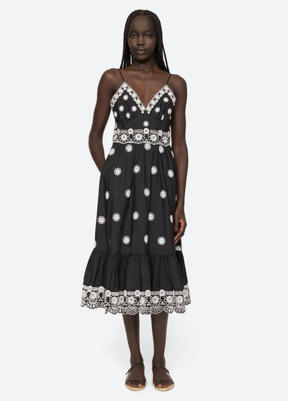 Sea NY Elysse Embroidery Dress