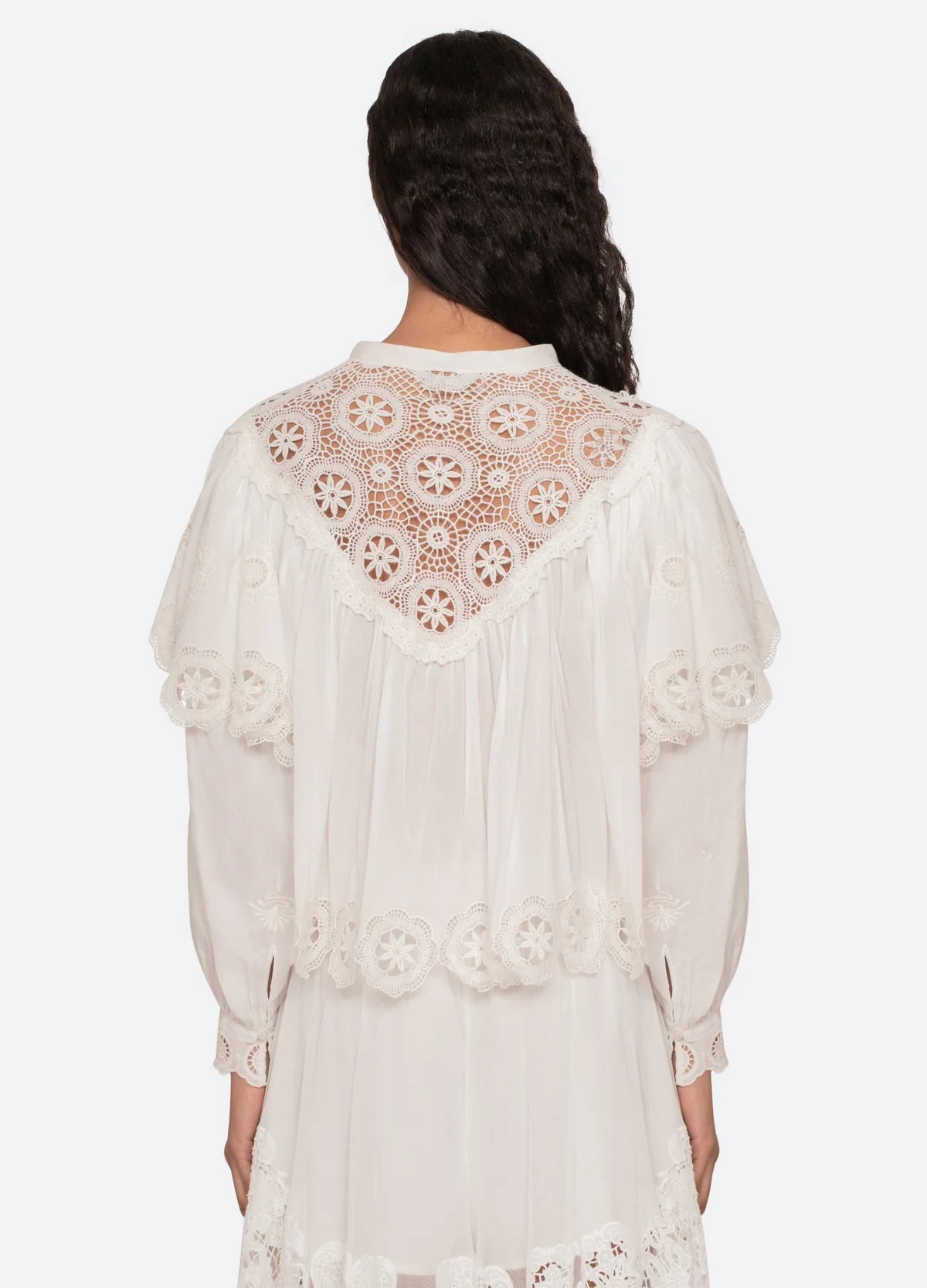 SEA NY Sofia Embroidery Blouse