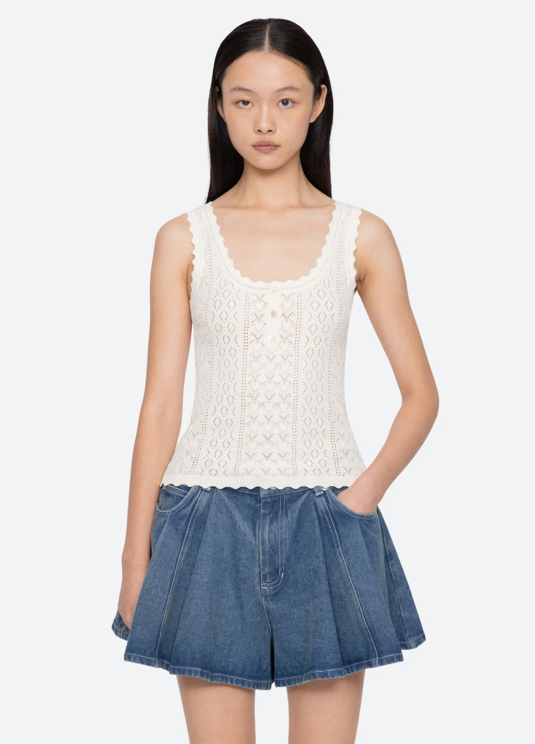 SEA NY Georgia Knit Tank