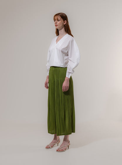 Emin + Paul Volume Sleeve Wrap Shirt
