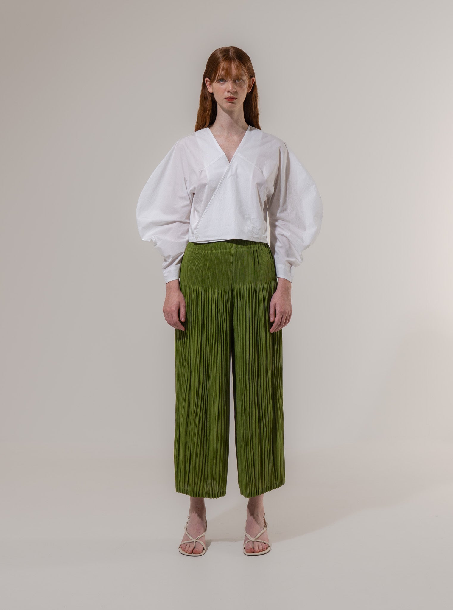 Emin + Paul Volume Sleeve Wrap Shirt