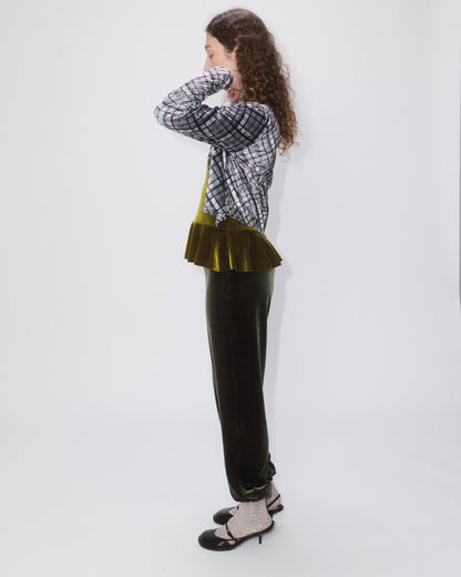 Simone Wild Velvet Jogger Pant