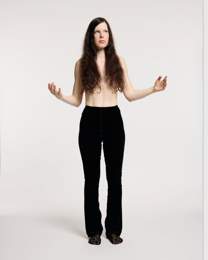 Simone Wild Velvet Plair Pants