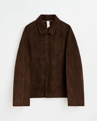 SUNFLOWER Short Raglan Suede Jacket