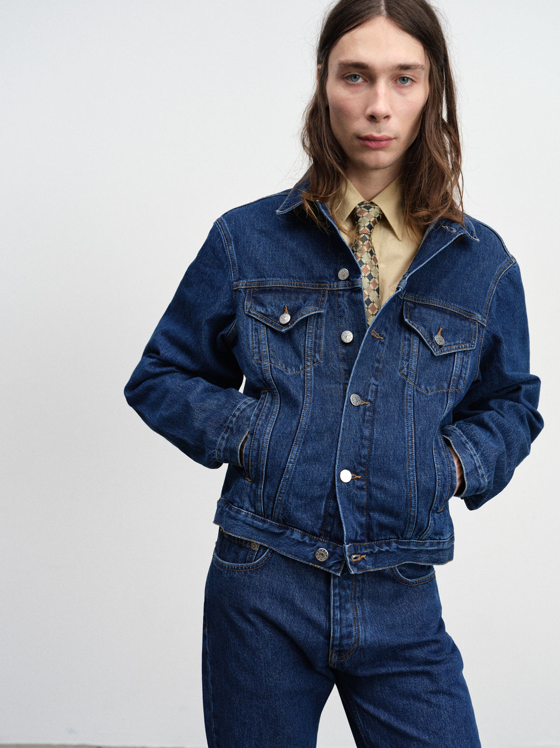 SUNFLOWER Trucker Denim Jacket