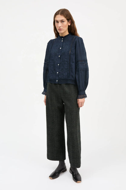 SKALL Velina Shirt Dark Navy