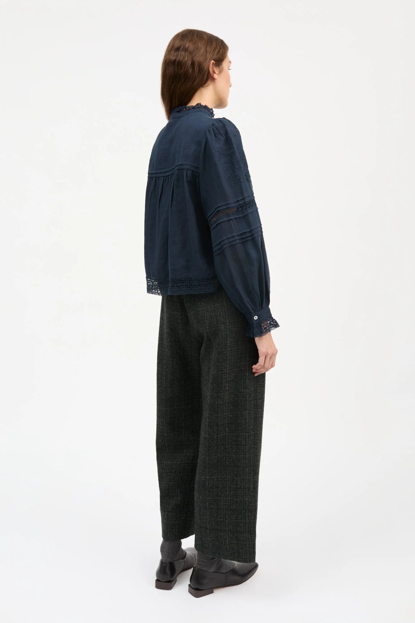 SKALL Velina Shirt Dark Navy