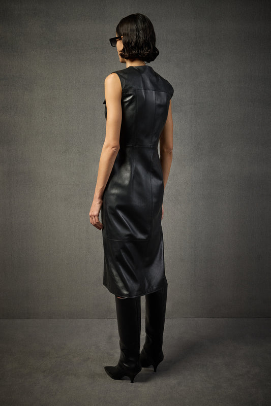 Liviana Conti  Leather Dress L5WX25