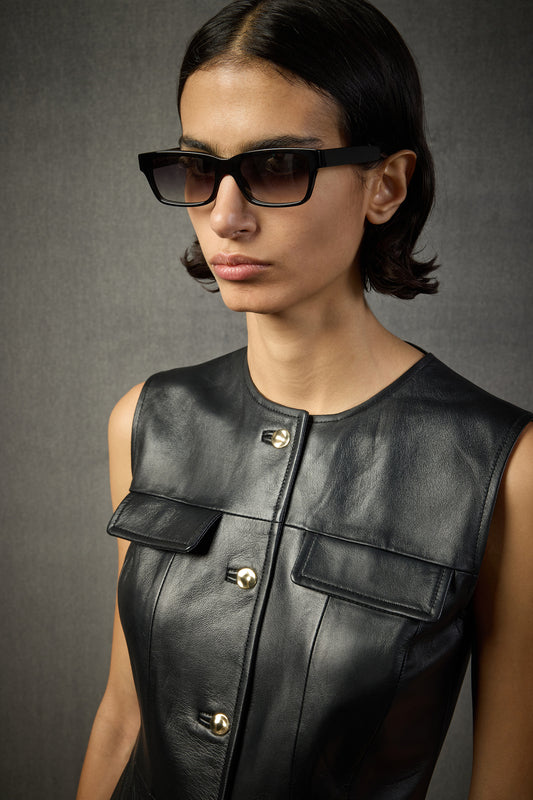 Liviana Conti  Leather Dress L5WX25