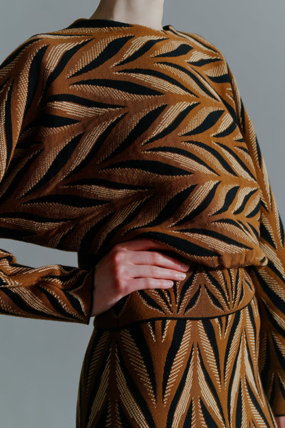 Circus Hotel Boxy Jacquard Sweater