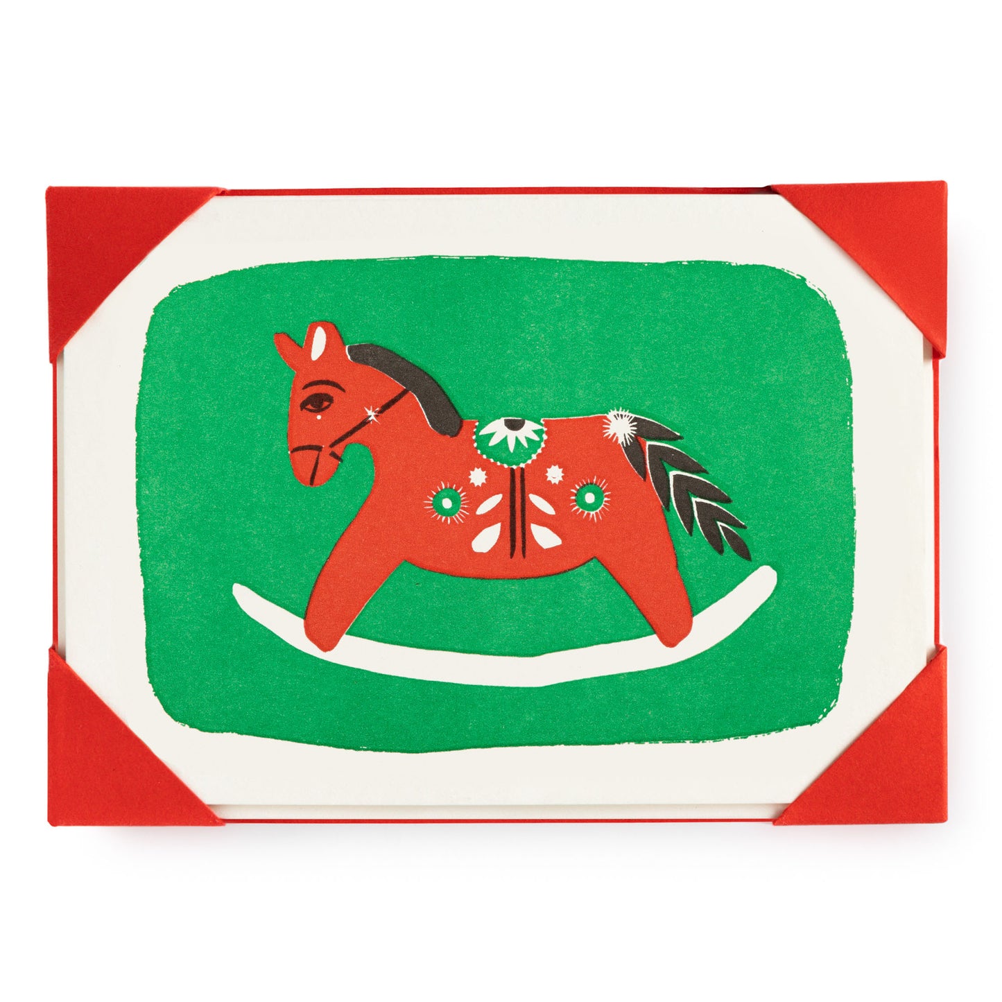 Archivist XPP115 Ariana Festive Rocking Horse Cards Pack of 5
