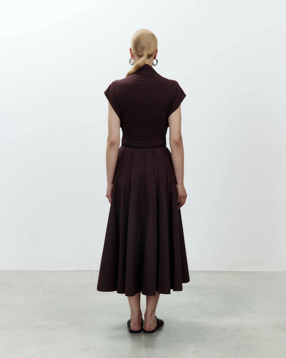 Alysi Popeline Skirt